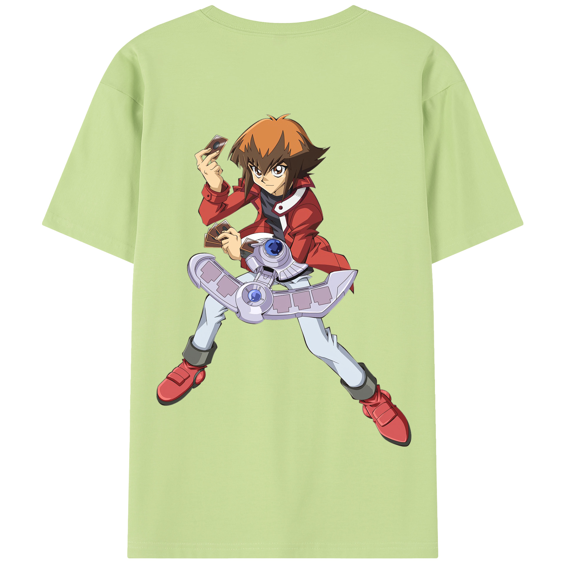 （画像用） 遊☆戯☆王 Yu-Gi-Oh! 綿100％半袖Tシャツ（背面プリント）